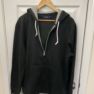 Nautica Men's Black Zip-Up Hoodie
